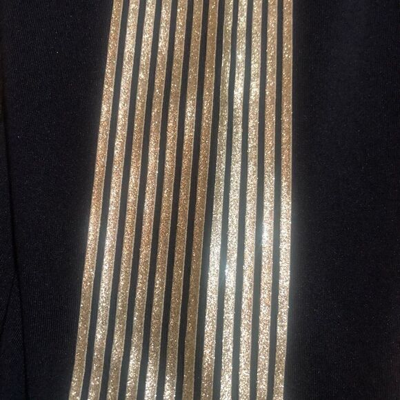 NWT BEBE SPORT joggers with gold wide logo . - Picture 5 of 7